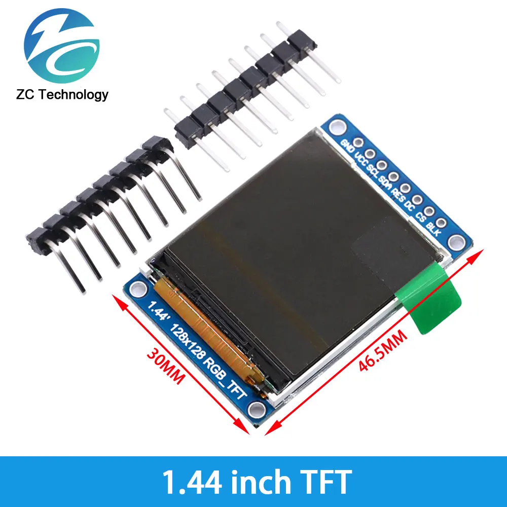 Display 0.96 1.3 1.44 1.8 inch IPS 7P SPI HD 65K Full Color LCD Module ST7735 / ST7789 Drive IC 80*160 240*240 (Not OLED)