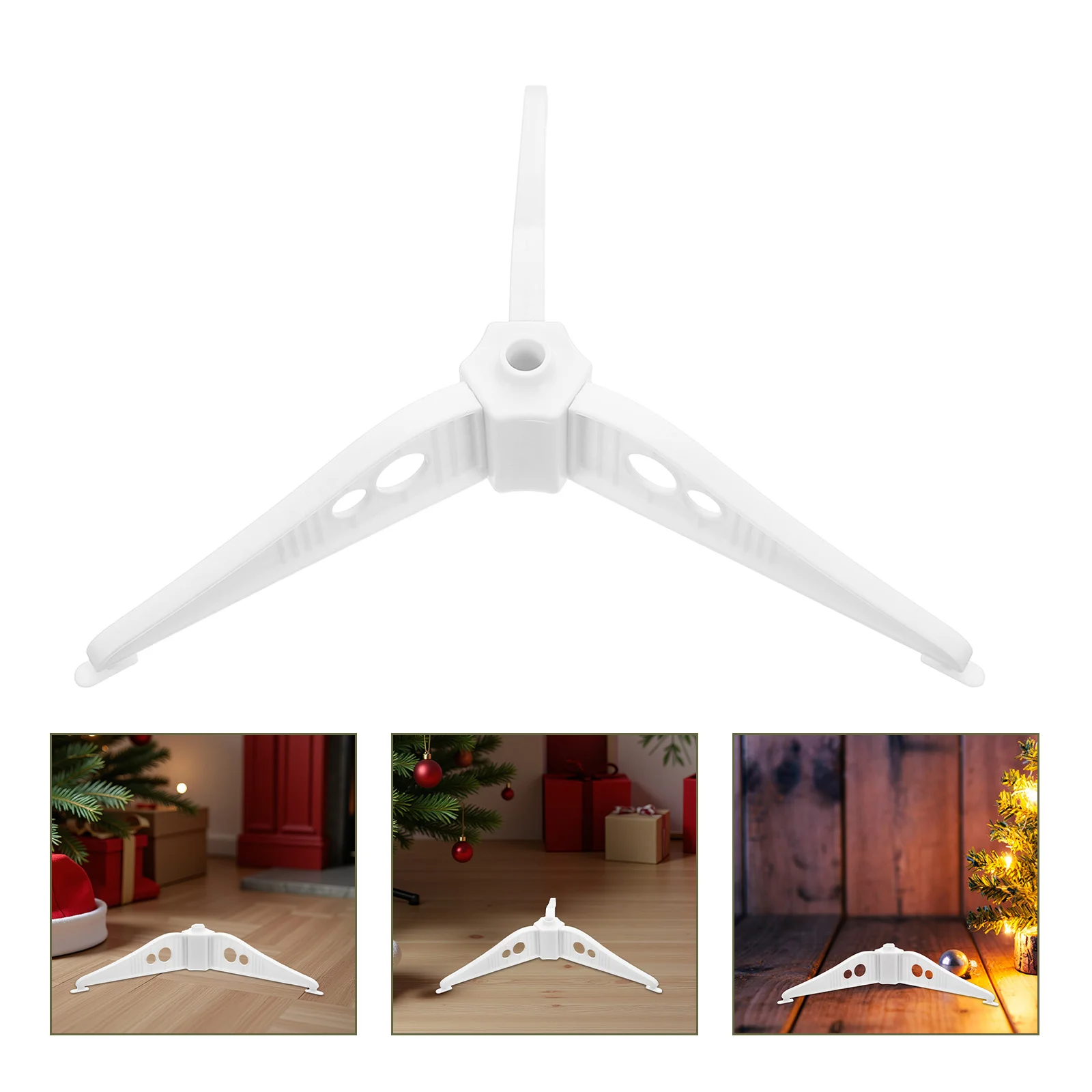 

2pcs Christmas Tree Stand: Heavy Duty Artificial Tree Base For Indoor Outdoor Holiday Decor Fits 0.8Cm Pole Xmas Bracket