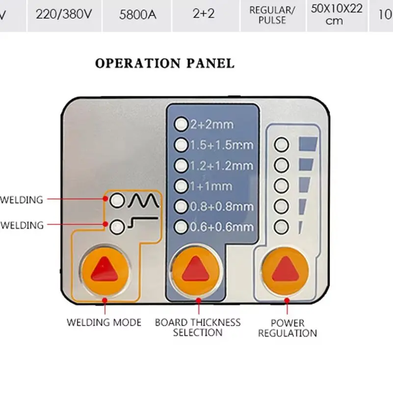 

2026 Hand-held spot welder Repair machine Portable Double-Side Spot Welding Machine Car Repair Sheet Metal Machine Welding tools