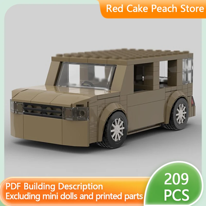 

Speed Racing Car Model MOC Building Bricks Small Compact MPV Modular Technology Children Holiday Gifts Assemble Toys Suit