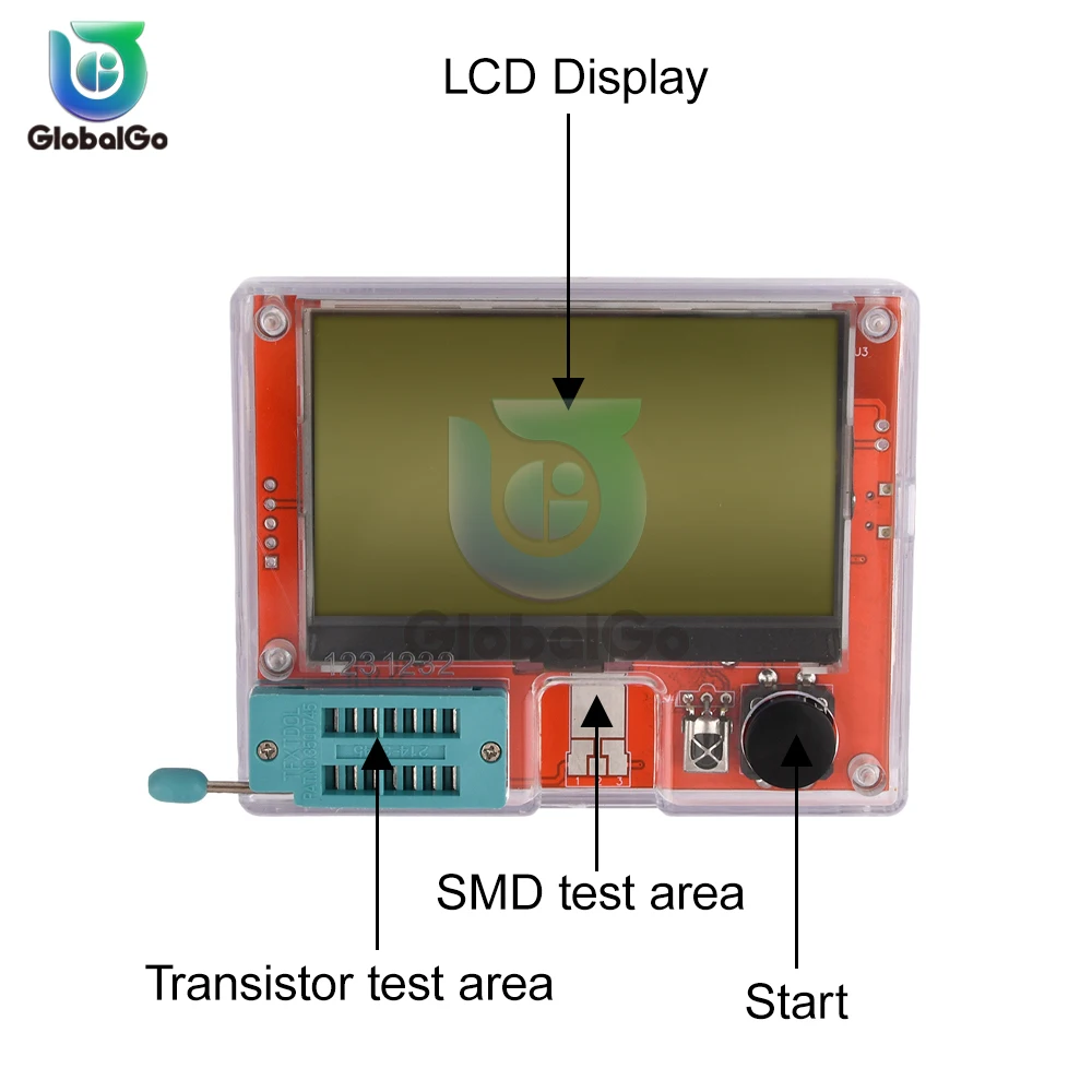 LCR-T10H Multifunctional Digital Transistor Tester TFT Diode Triode Capacitance Capacitor Resistor Tester Multimeter