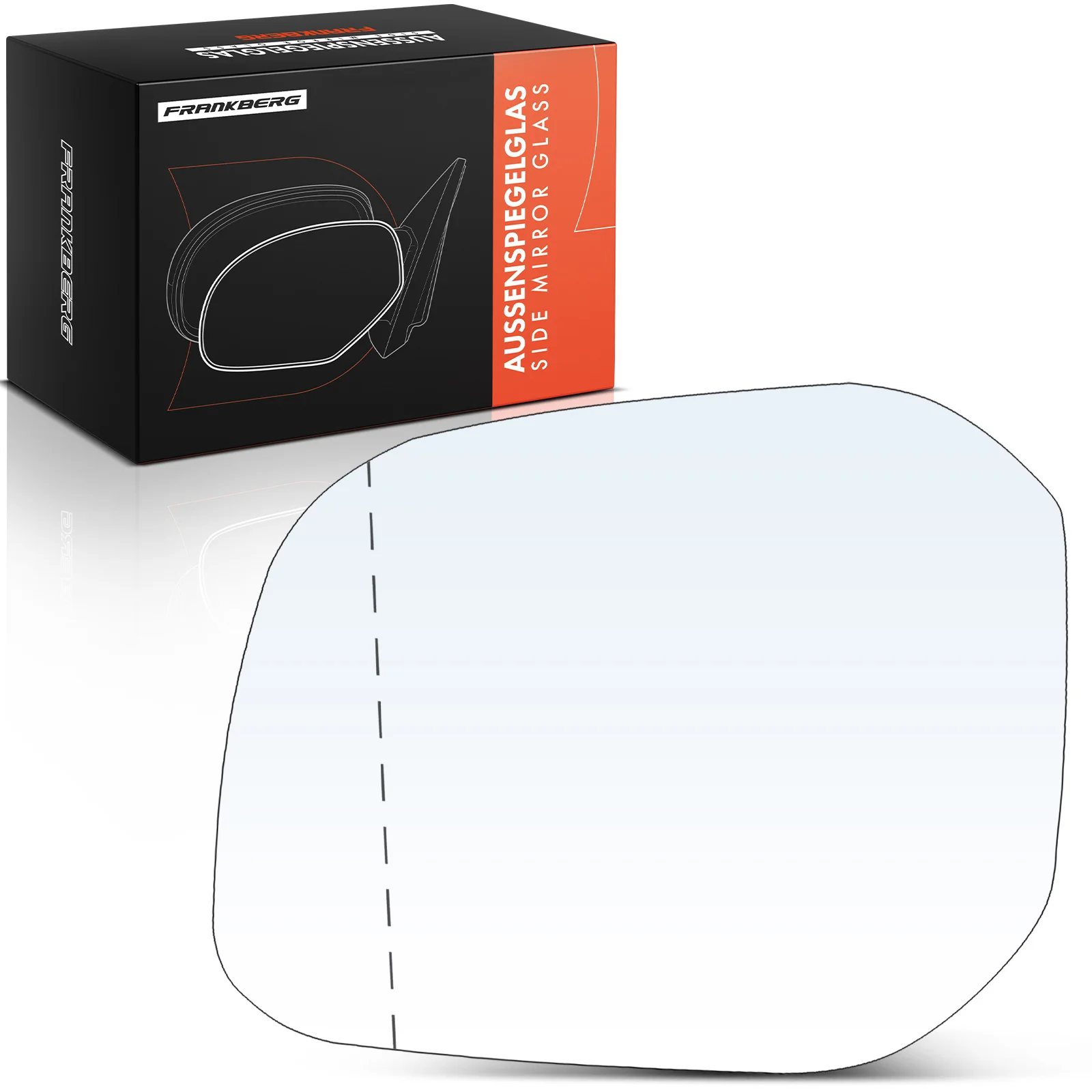 Frankberg 1x Spiegelglas Buitenspiegel Spiegel Links Voor VW Caddy IV Box/MPV SAJ Bj Vanaf 2015 2K5857521C