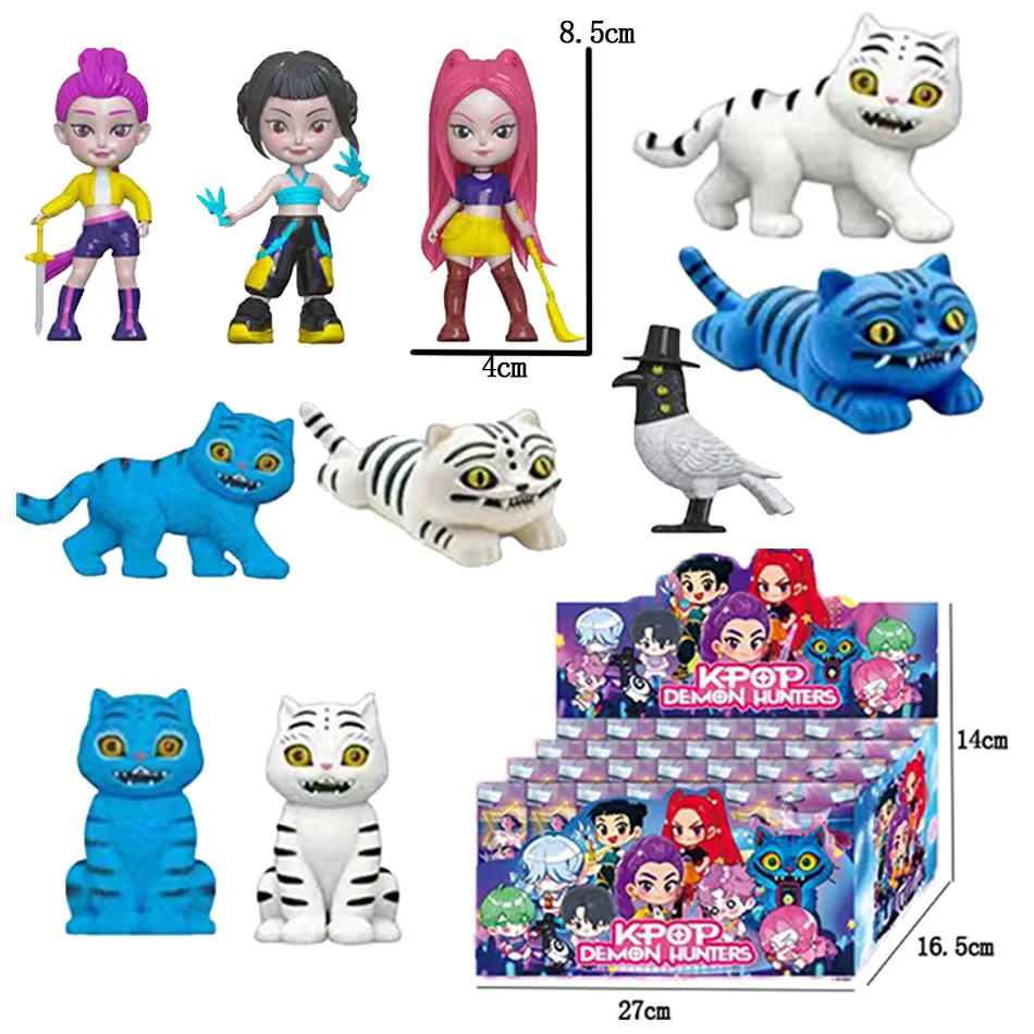 アニメ Kpop デビルハンター ブラインドボックス 分解楽しいブラインドバッグ 小さな置物 周辺機器モデル デスクトップ ブラインドボックス装飾ギフト