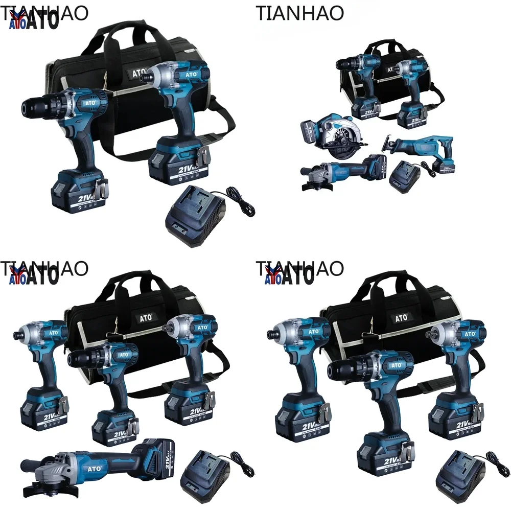 for Power Tools N in 1 Professional Li ion Battery 3 0Ah 4 0Ah 5 0Ah 18V Combo Kit with Fast Charging and High Capacity for