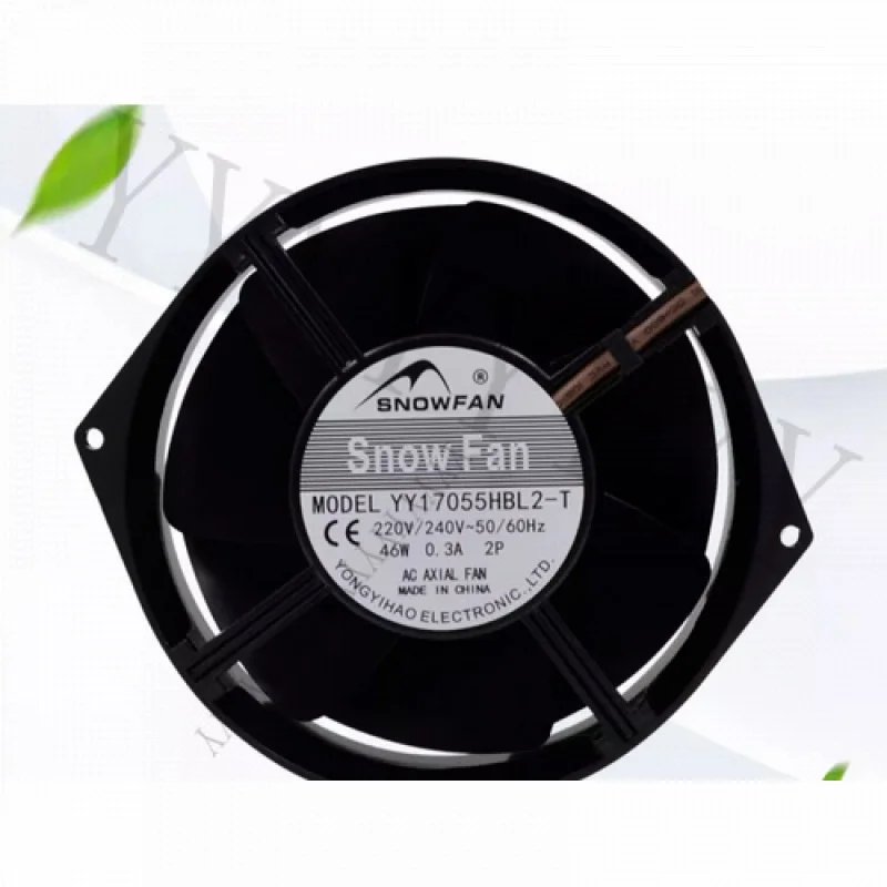 Y+ FOR SNOWFAN YY17055HBL2-T AC220V 0.3A 46W Metal Cooling Fan