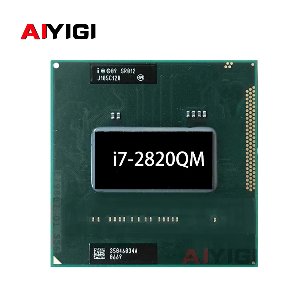 Core I7-2820QM SR012 2.3GHz 8M Cache Quad-Core Eight-Thread I7 2820QM Notebook CPU Laptop Processor 45W Socket G2 / rPGA988B
