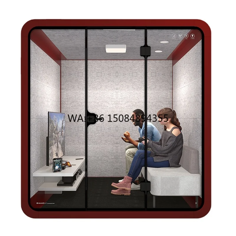 Assembled Indoor Cabin House With Inside Decorated Mobile Living Homes, and Rooms Cabin Tiny House Cube Office Pods/