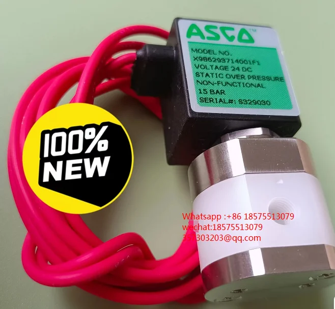 For ASCO X986293714001F1 Electromagnetic Digestion Valve High Temperature And High Pressure Solenoid Valve New