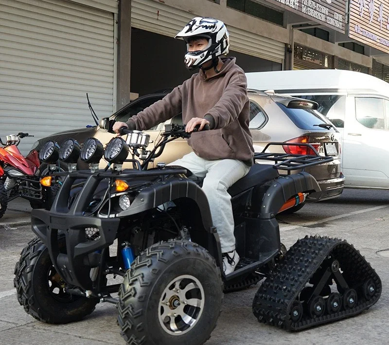 

Four-wheel Snowmobile Off-Road Motorcycle ATV Four-wheel Track Sleigh Motorcycle