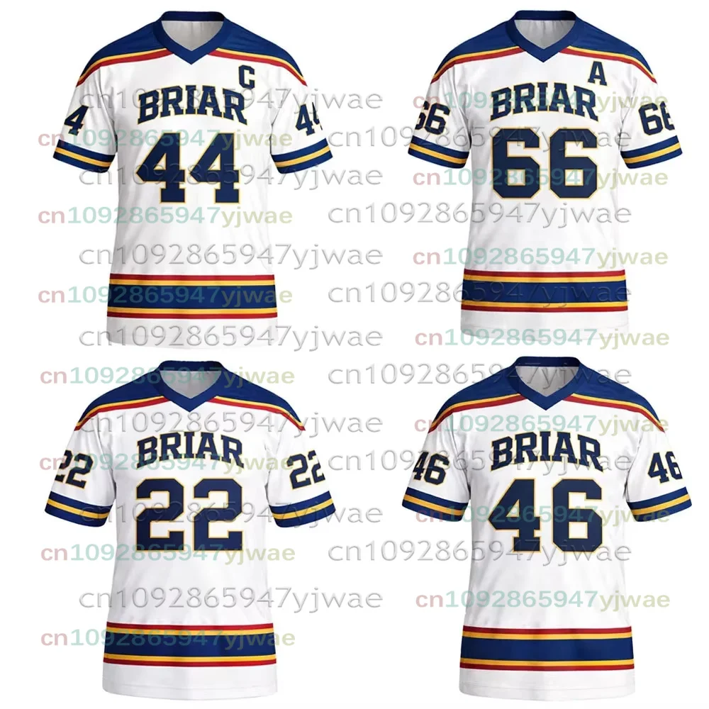 2026 Off Campus Briar University Jersey Graham 44 22 Di Laurentis 66 Tucker46 T-Shirts V-Neck Short Sleeve Tee Kids/Adults Tops