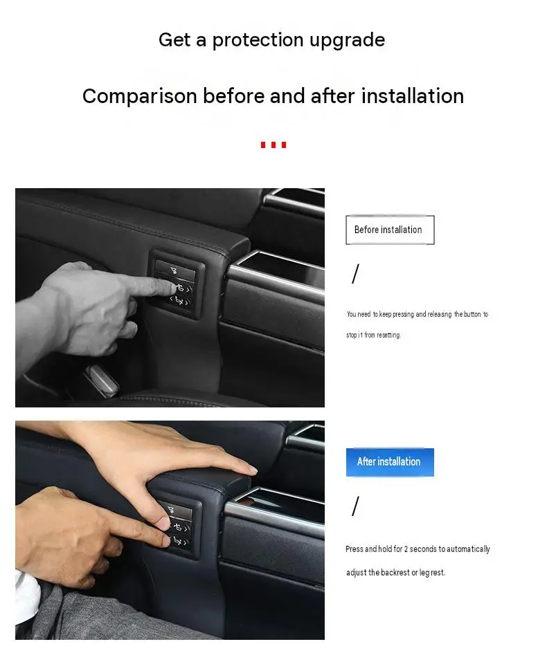 Car Seat Reset Controller for Toyota Alphard Vellfire 30 Series One Touch Second Row Electric Return Module Interior Accessory