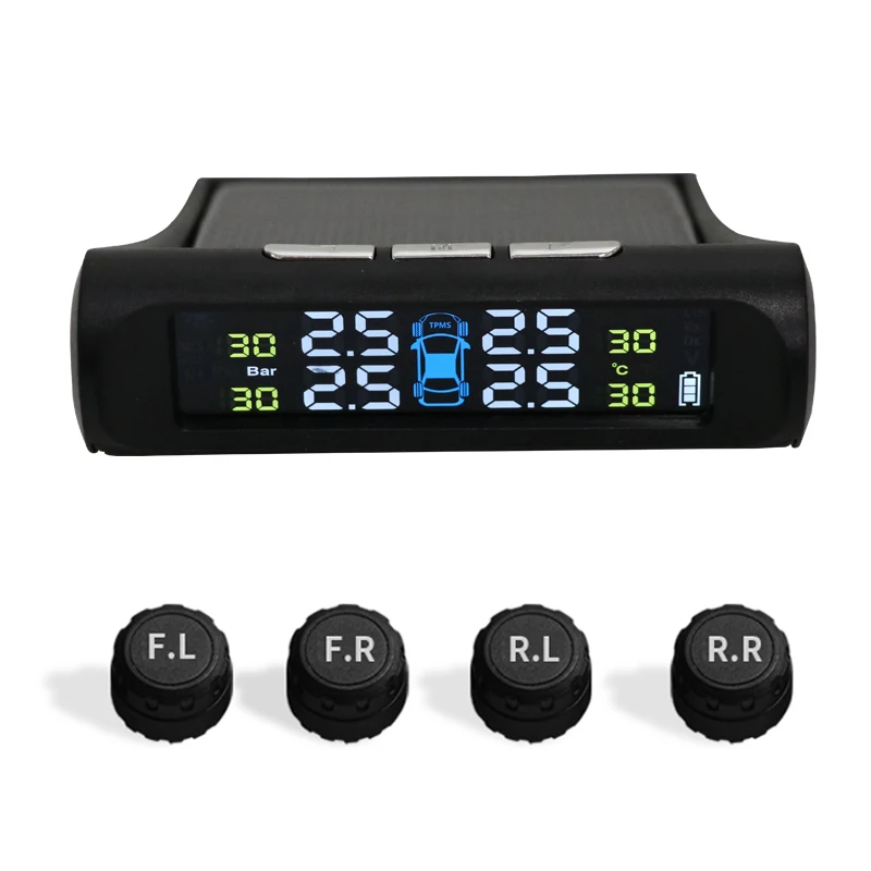 

12V Solar Auto Wireless External Sensor Tpms