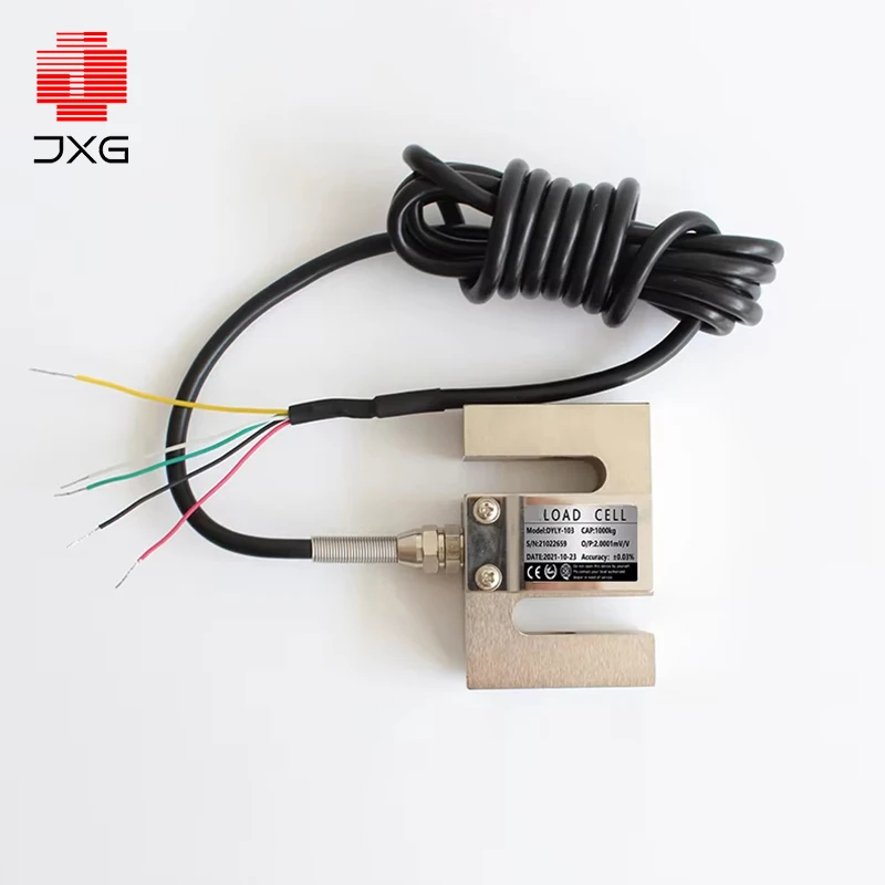 S-Type Tension Compression Load Cell 10-1000KG 2-5T High-Precision Weighing Force Sensor for Batching Machine Hopper Scale Weigh