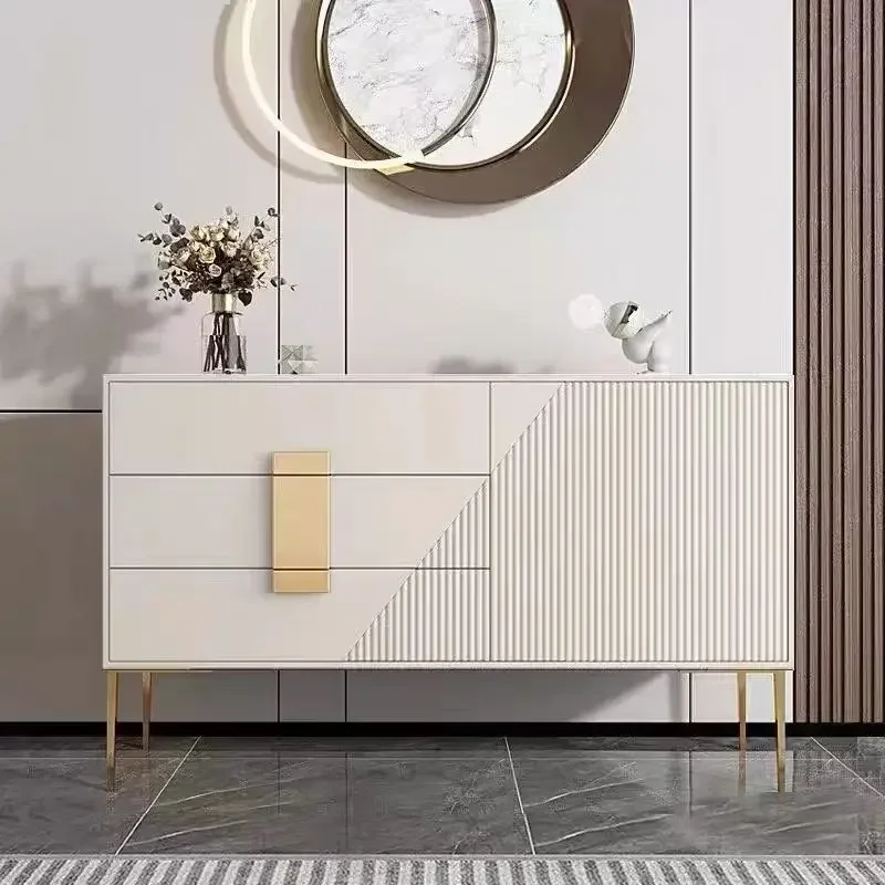 

Light luxury sideboard modern simple entrance porch cabinet decoration locker locker living room wall cabinet