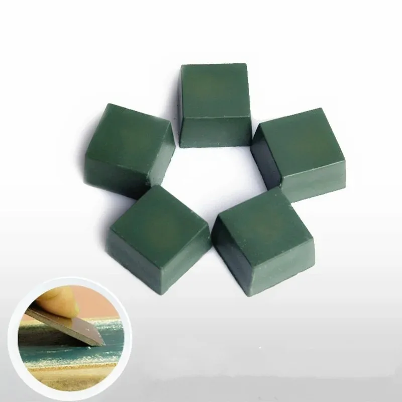 

1pc 3x3cm DIY Compound Green Polishing Paste Abrasive Paste Metals Polishing Wax Paste Chromium Green Oxide Grinding Paste 30g