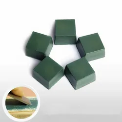 1pc 3x3cm DIY Compound Groene Polijstpasta Schurende Pasta Metalen Polijsten Wax Plakken Chroom Groene oxide Slijppasta 30g