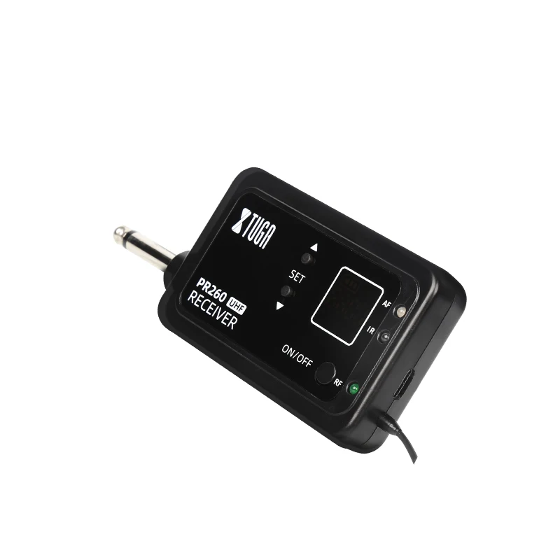 عشرة عناصر TLF Xtuga PR260JT UHF XLR واجهة المواد البلاستيكية لاقط الجيتار اللاسلكي والميكروفون