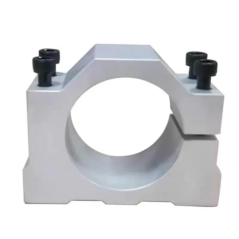 Diameter 38/40/42/44/45/46/52/55/65/80mm Spindle Motor Bracket Seat & Screw CNC Carving Machine Clamp Motor Holder Aluminum