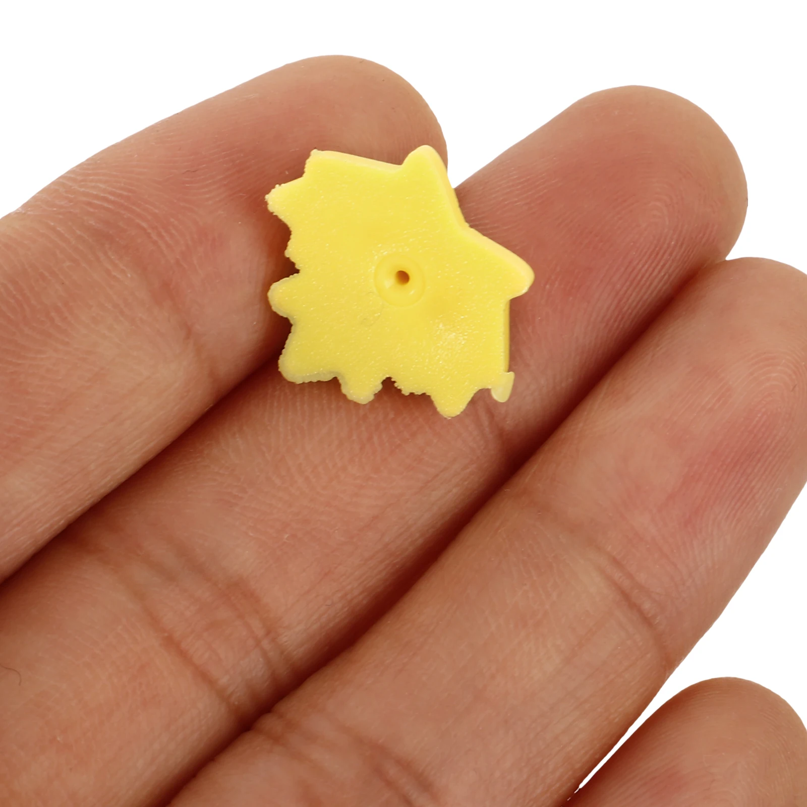 

150pcs Leaf Shaped Pin Backs Locking Clasp for DIY Crafts Enamel Pins Lapel Badges Jewelry Supplies Plastic Pin Keeps