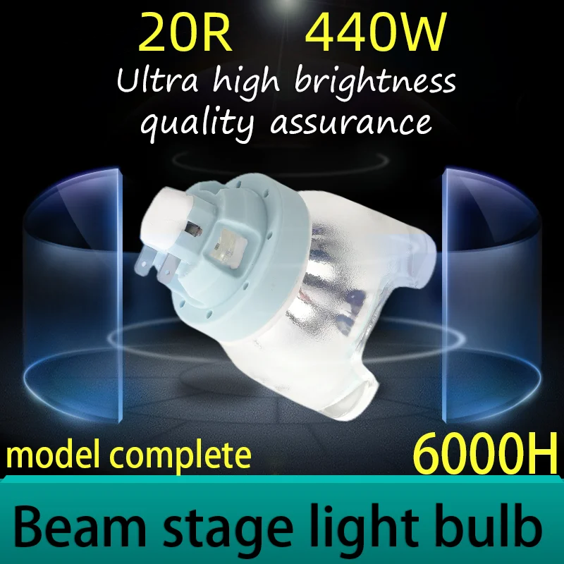 Luz de escenario de alta luminosidad y larga duración Kazuo de 440W / Bombilla 20R 440W para proyector móvil con balasto
