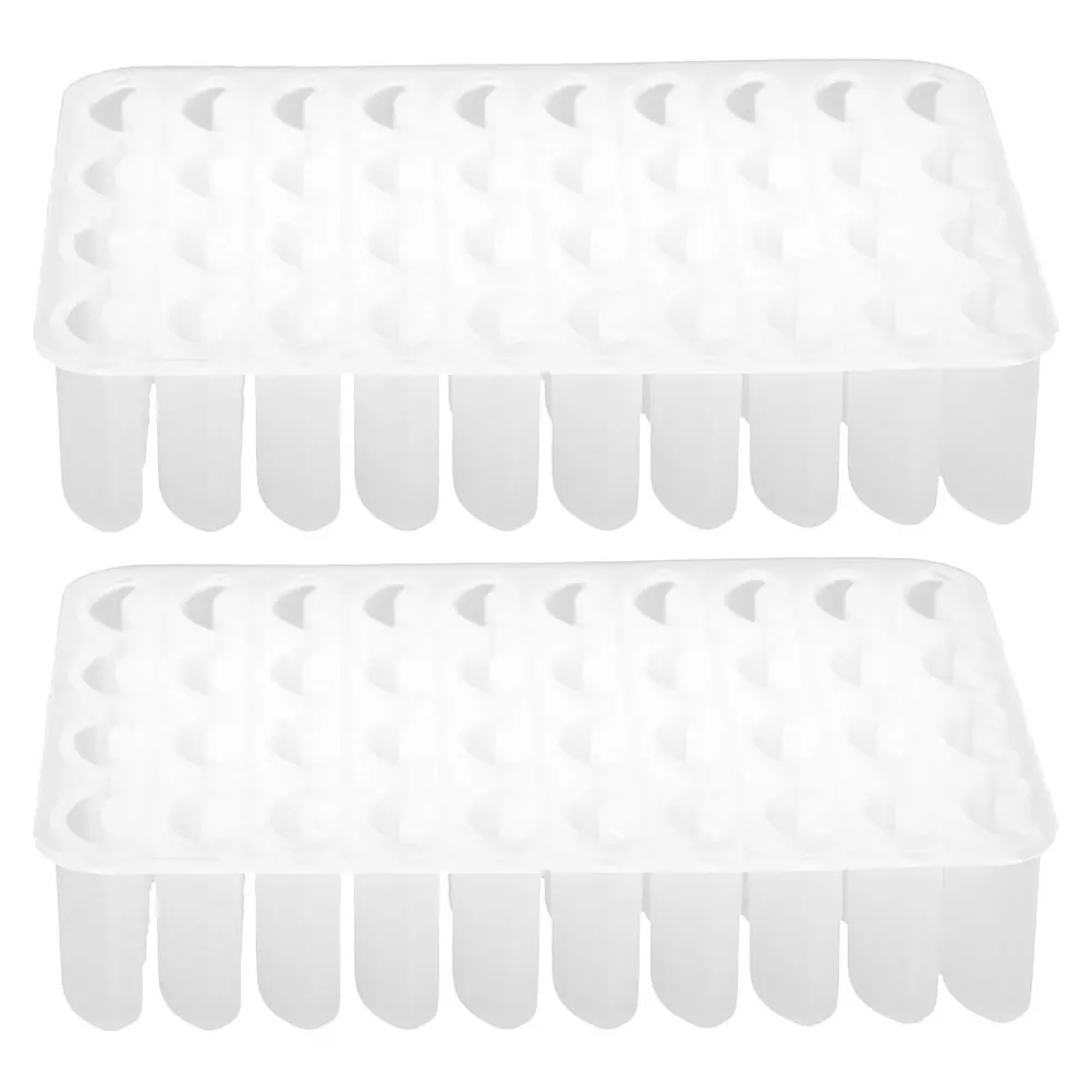 2Pcs Miniature Brick Mold Set Soft Silicone Mini Wall Bricks Mold for DIY Sand Table Landscape Mini Garden Accessories