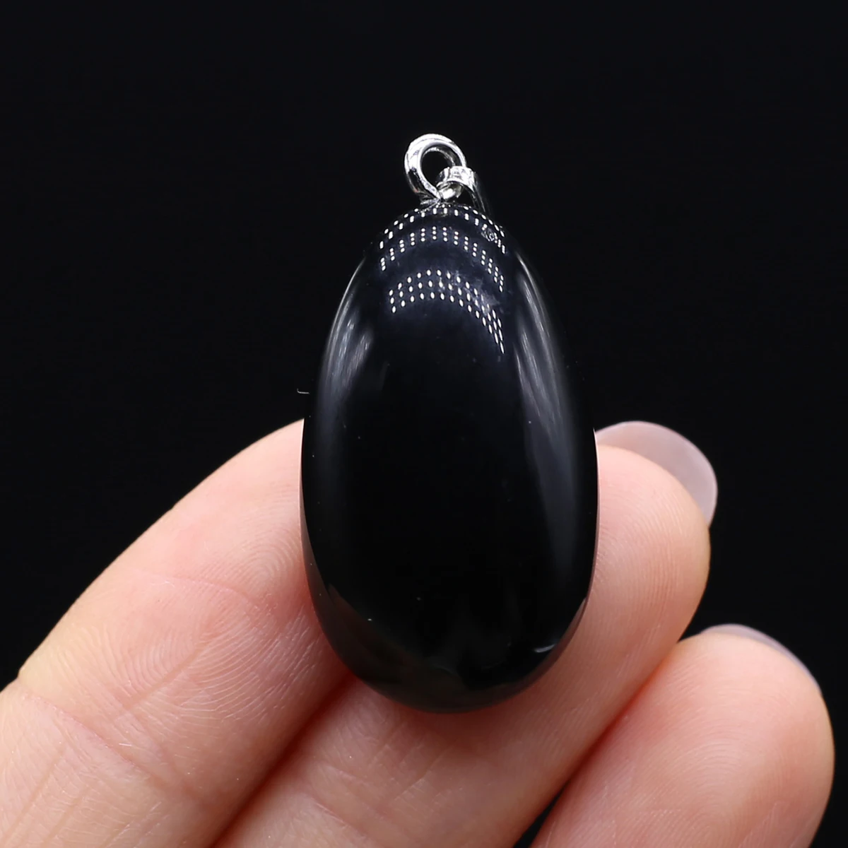 Natural Semi-precious Stone Pendant Irregular Cherry Blossom Agate for DIY Jewelry Making Necklace Size15x20-18x25