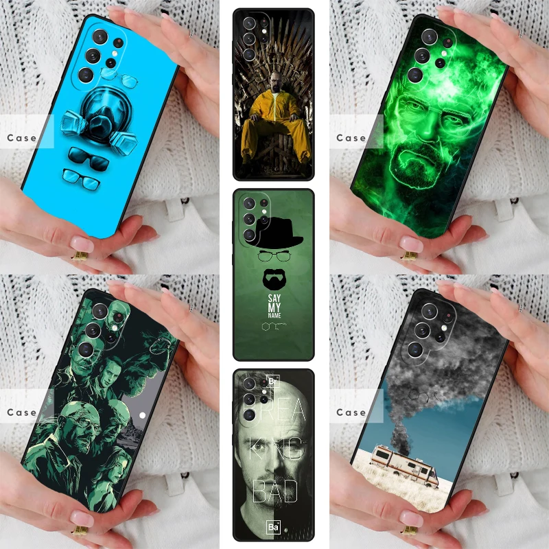 Breaking Bad TPU Phone Case for Samsung Galaxy S26 S25 S24 S23 S22 S21 S20 Note10 Plus FE Ultra Cover