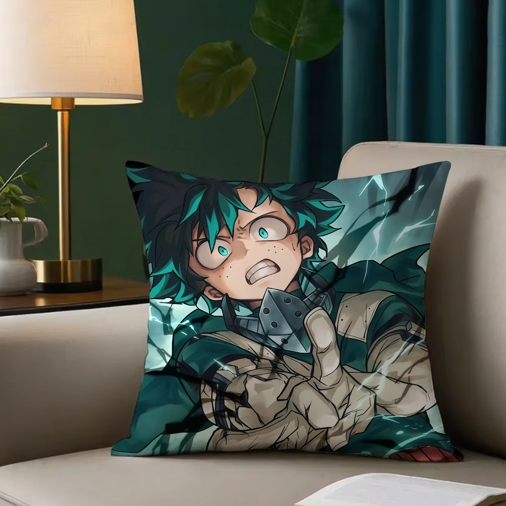 Comic Izuku Midoriya cushion cover Anti-dustmite Sofa Cushion Decorative Office Cover Lounge Area Indoor & Outdoor Use