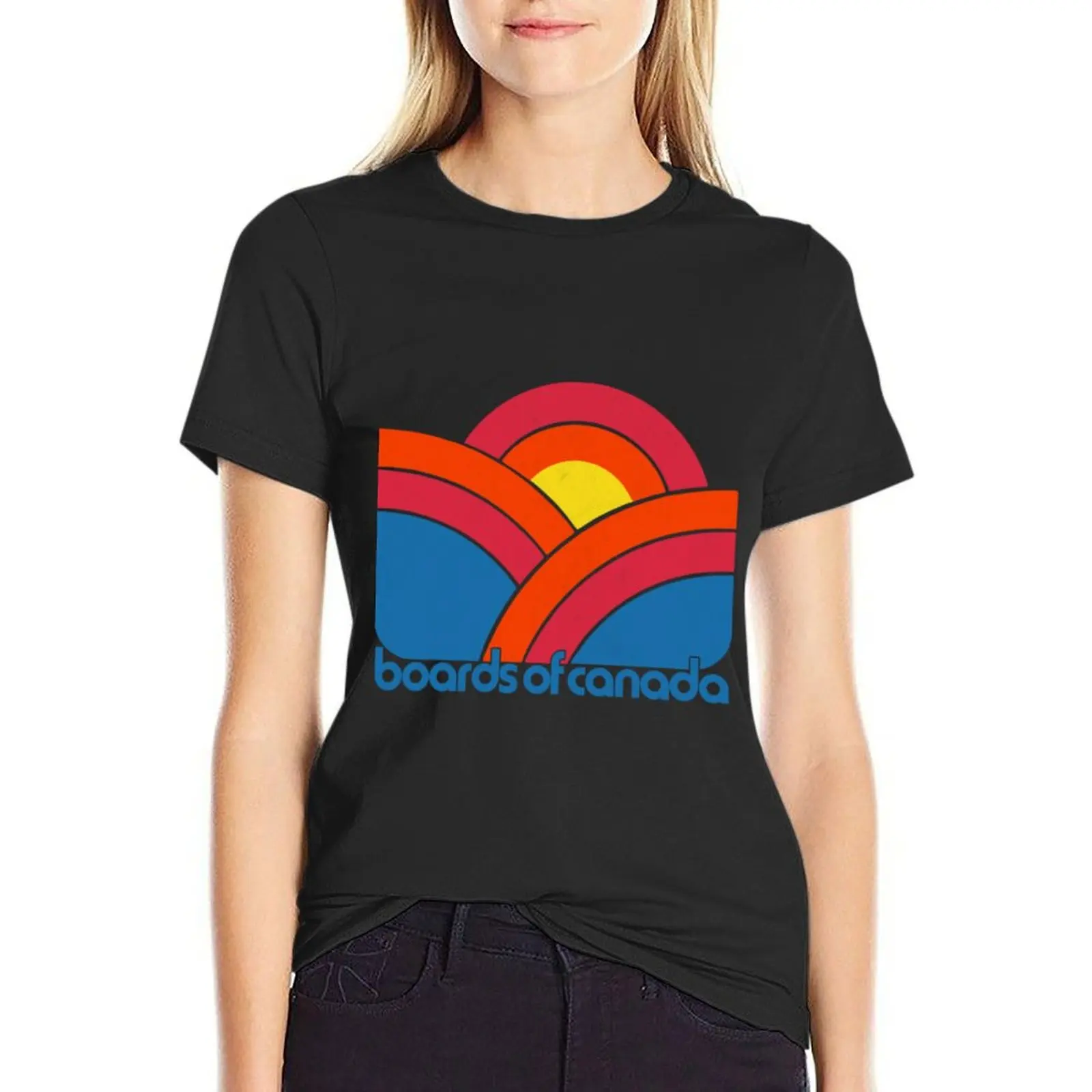 Boards Of Canada Minimal T-Shirt anime customs design your own t-shirts for Women loose fit