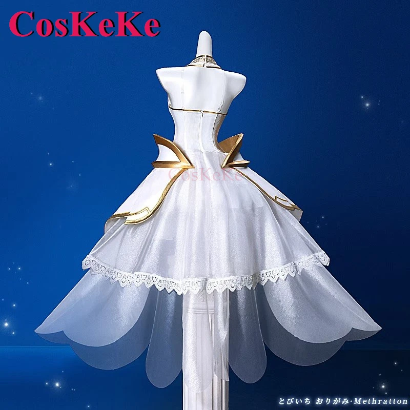 

CosKeKe Tobiichi Origami Game Date A Live Cosplay Costumes Lovely Sweet Fairy Uniform Dress Activity Party Role Play Clothing