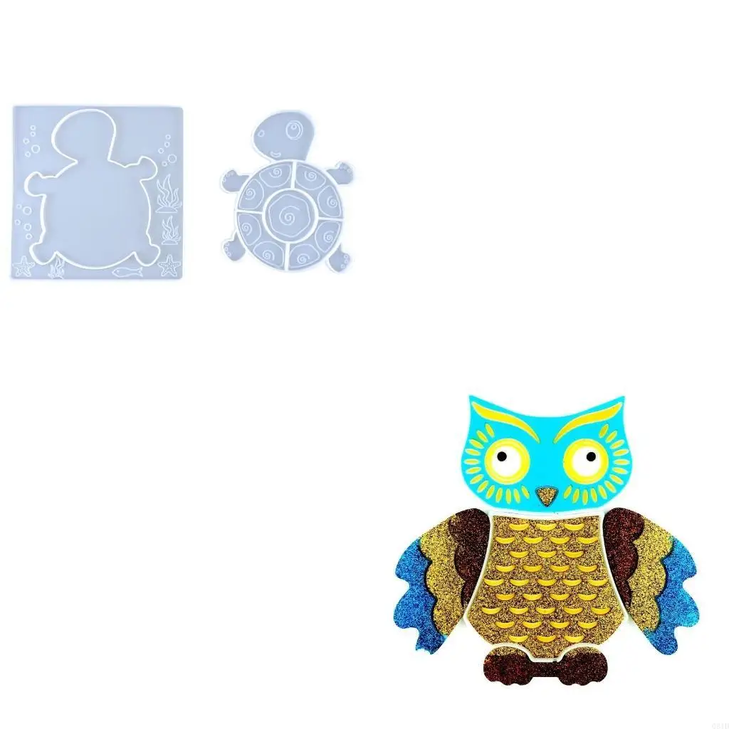 Cartoon Animal Puzzle Silicone Mold Educational Resin Mold Gift Making for Kids