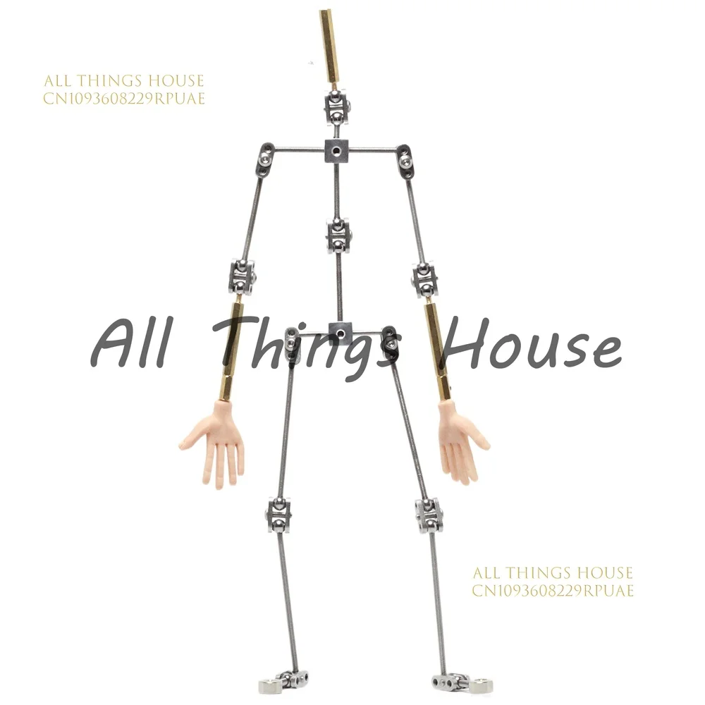 DIY Not-Ready-Made Animation Studio Armature Kit for Stop Motion Puppet with Silicone Hands