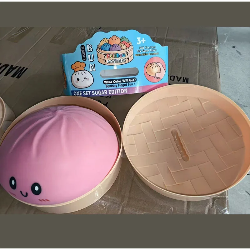 New 25cm Colorful Dumpling Big Stress Balls Reusable Low Rebound Decompression Dough Ball Unique Home Decoration Birthday Gift