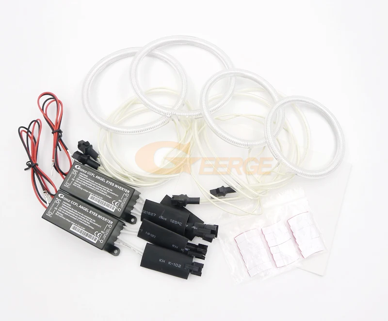 Per Alfa Romeo 147 2000 2001 2002 2003 2004 faro allo xeno eccellente Ultra Bright CCFL Angel Eyes Halo Rings accessori per auto