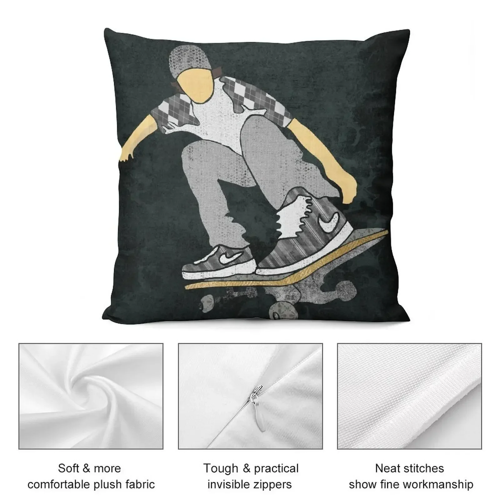 Skateboard 11 Throw Pillow autumn decoration Cushions Cover pillow