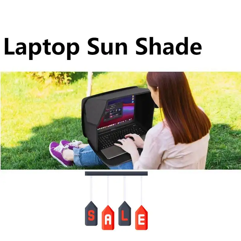 

Laptop Sunshade Folding Sun Visor Bag Outdoor Working Sunshade Foldable Notebook Laptop Bag Sun Shade for Macbook Cover Case Kit