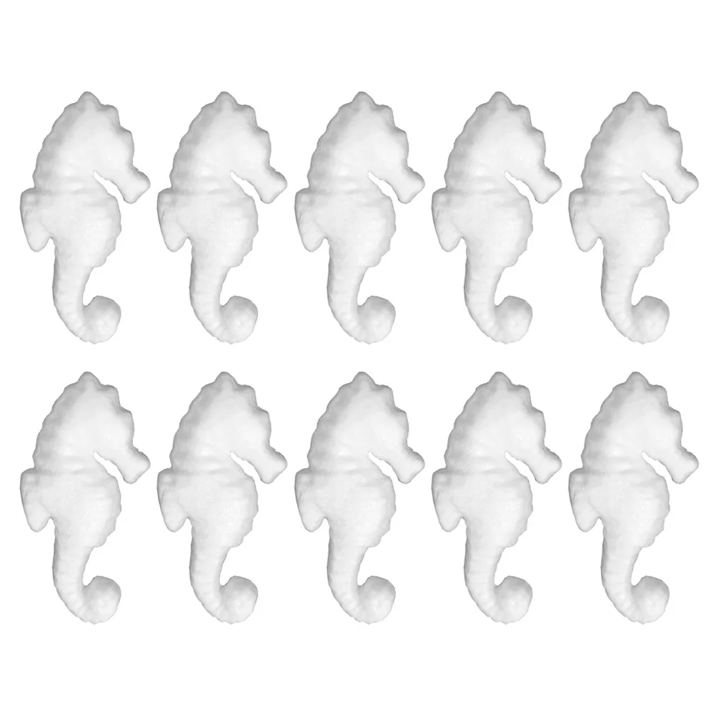 10 個 タツノオトシゴ クラフト素材 11 センチメートル 未塗装 DIY 形状 子供用 絵画プロジェクト 教会 学校活動 ホリデーデコレーション