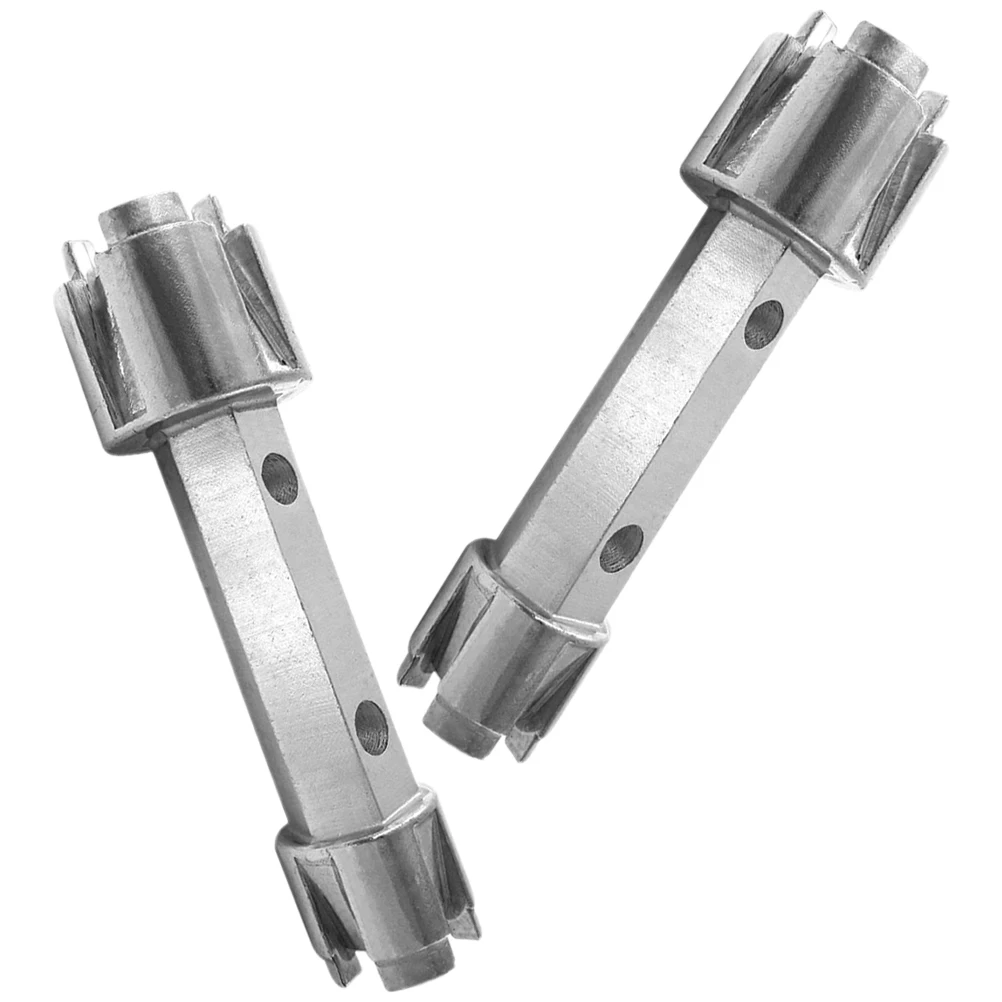 

2 Pcs Drain Wrench Tub Tool Basin Faucet Aluminum Alloy Ratchet Wrench Bathtub Removal Plumbing Under Sink Tight Spaces H Tools