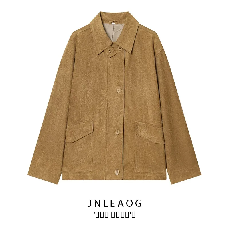 

Faionable Versatile Plu Surface Outerwear Autumn New Arrival Women's Clothing Design Sensation Match All Season Jaet