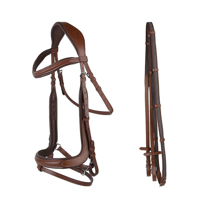 

Equestrian supplies Horse sports engineering models cowhide water reins