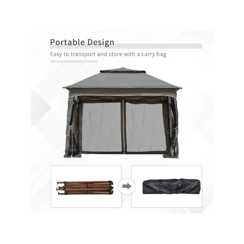 

Открытая выдвижная беседка с навесом для использования в патио