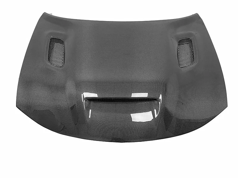 Redeye Style Carbon Fiber Front Hood Bonnet with Vents for 2015-21 Dodge Charger SRT Hellcat 3