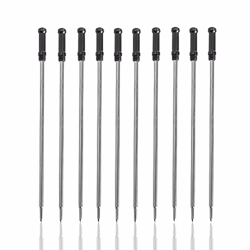 10pack/lot Metal Ballpoint Pen Refills Strong And Eco-friendly Non-deformable Replacement Metal Made