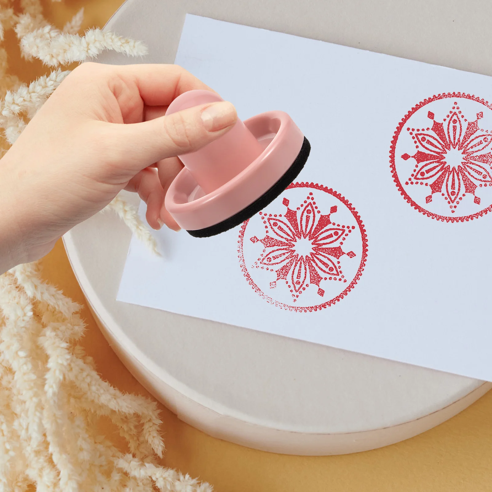 多目的 DIY スタンプ圧力ツール スクラップブッキング用 スタンピング シーリングブロック 精密プレス 再利用可能なシール エンボス加工 クラフト