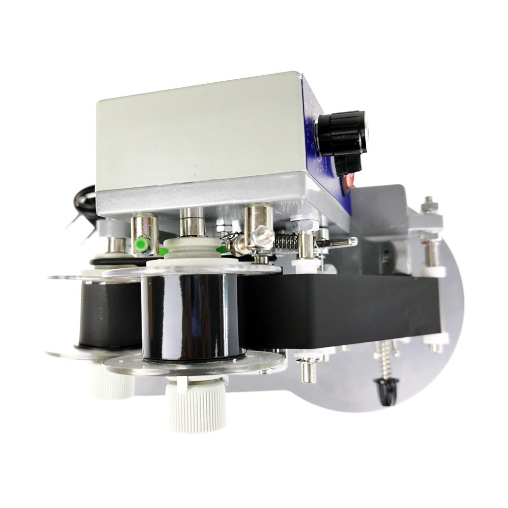 DY-8 Manual ribbon typing machine small portable direct heat type steel printing machine code jet printer
