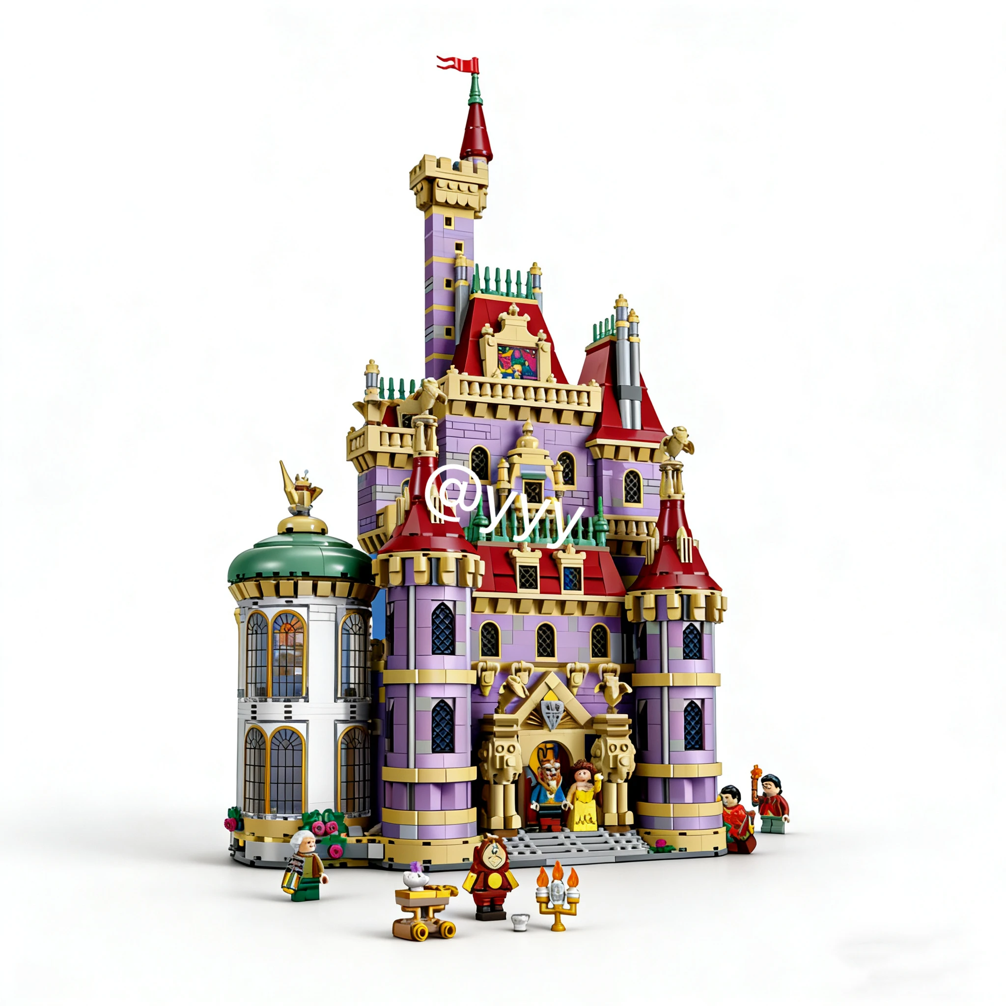 

Новая модель замка из «Красавицы и чудовища» для сборки, конструктор, коллекционные украшения, подарки на день рождения и Рождество для детей и взрослых