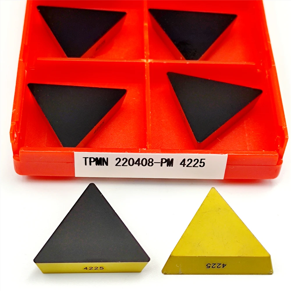 Imagem -06 - Inserções de Inserção de Carboneto para Fresamento Cortador Interno Lâmina Cnc Torno Ferramenta Alumínio Tpmn160308 Tpmn220408 Pm4225 Tpmn 160308 220408