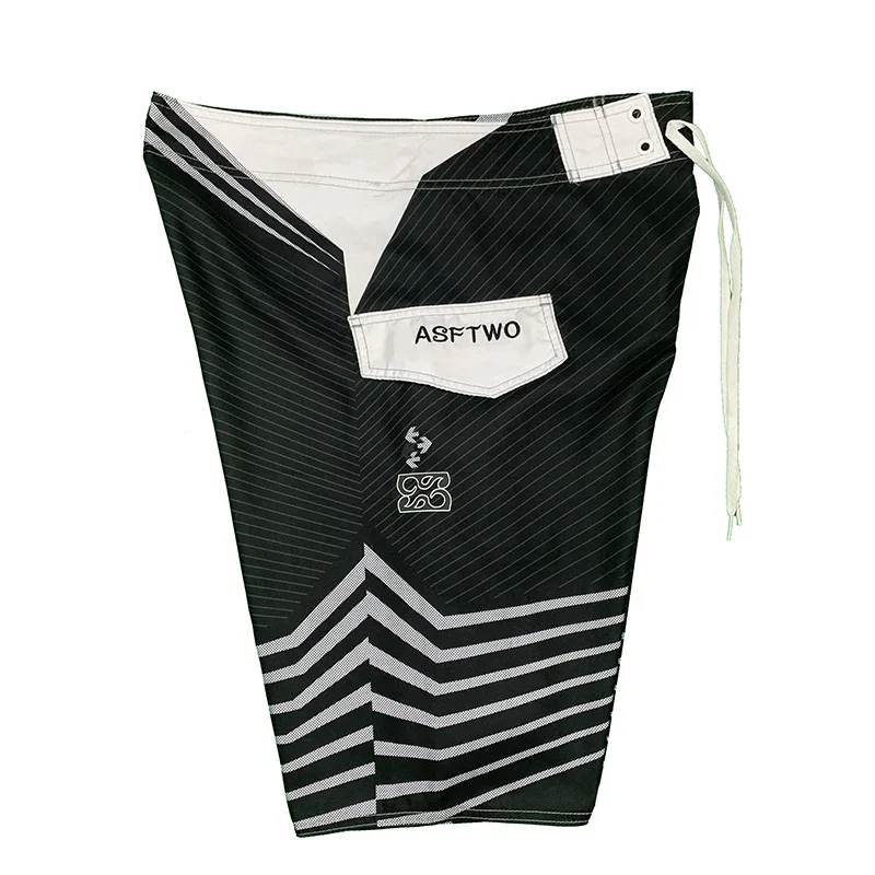 Strandhosen, schnelltrocknende Surf-Hosen für Herren, lässige Sommer-Reise- und Hot-Spring-Shorts für Herren, kurze Shorts, Badehosen. – Detail 20