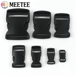 5/10/20Pcs Black Release Buckles Webbing Strap Plastic Buckle Belt Clip Clasp Backpack Adjuster Side Decorative Button Crafts