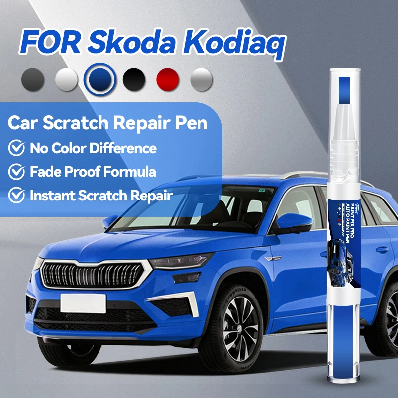 

Специализированный карандаш для ремонта лакокрасочного покрытия Skoda Kodiaq 2016-2025 NS, средство для удаления царапин, аксессуары для авто, черный, белый